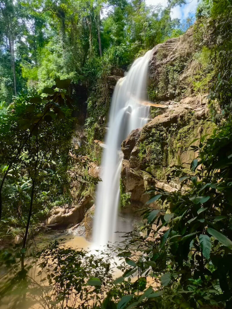 mok fa waterfall chiang mai thailand